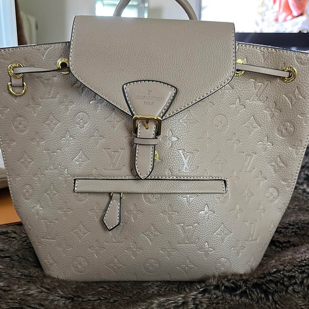 Louis Vuitton Cream Backpack